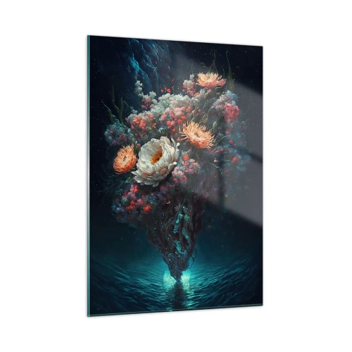 Billede på glas - Mærkelig have - 50x70 cm