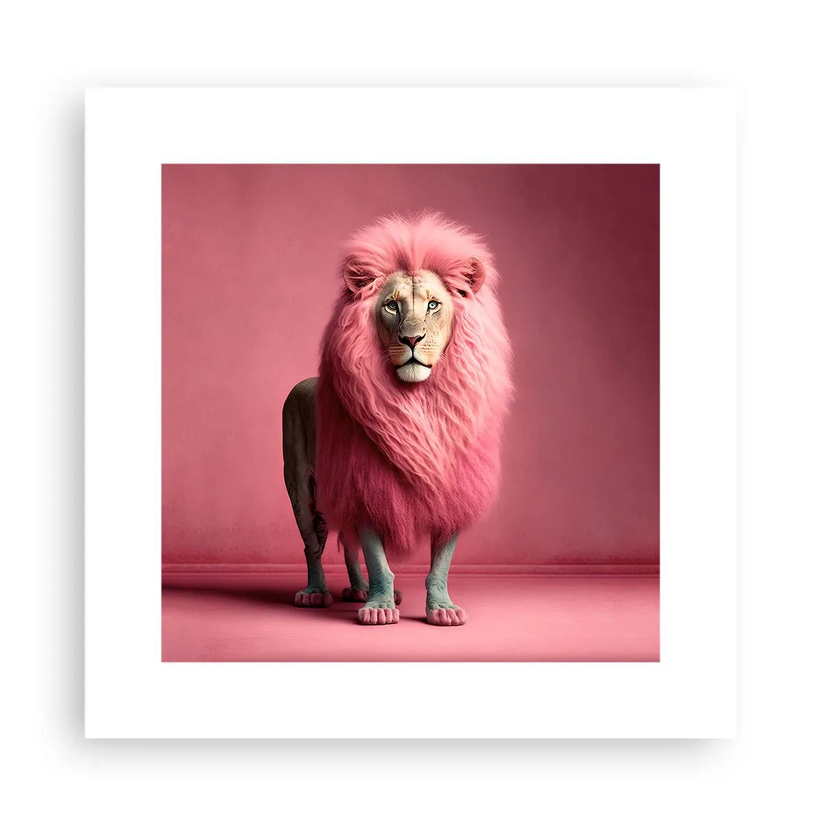 Plakat - Og du er ikke længere bange - 30x30 cm