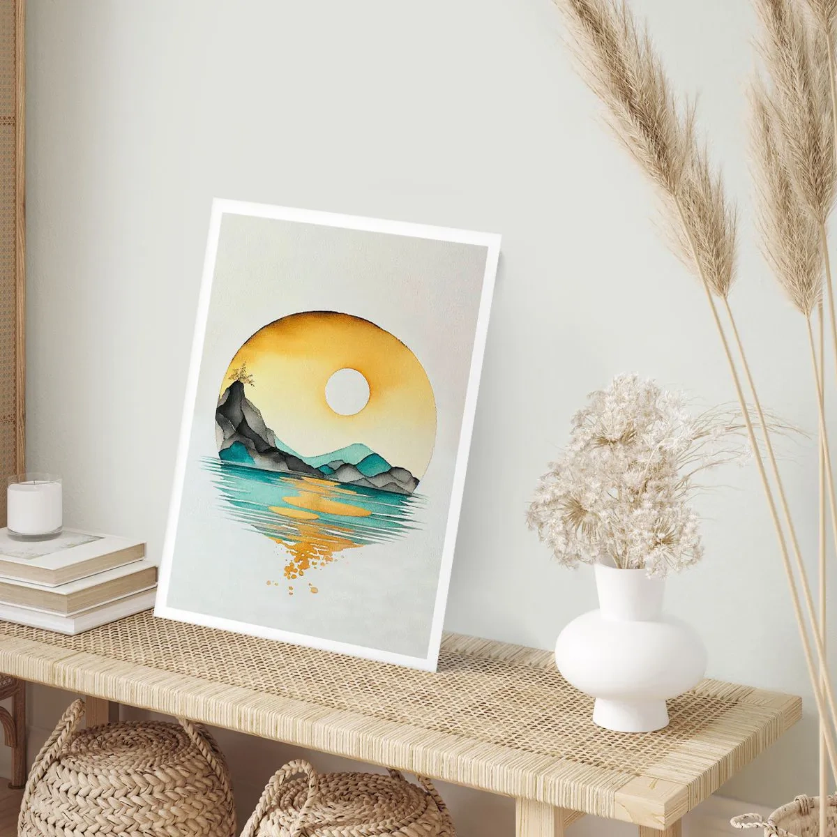 Plakat - I en cirkel af skønhed - 70x100 cm