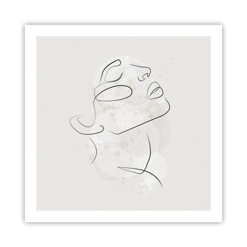 Plakat - Skitse af drømmen - 60x60 cm