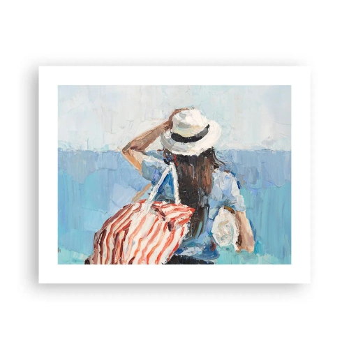 Plakat - Velkommen på ferie - 50x40 cm