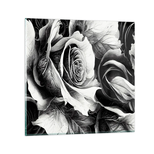 Billede på glas - Altid dronning - 30x30 cm