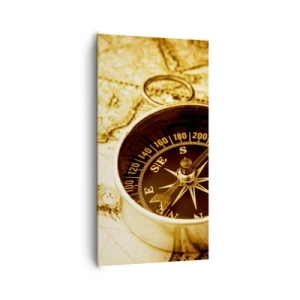 Lærredstryk - Billede på lærred - Øst eller vest? - 65x120 cm