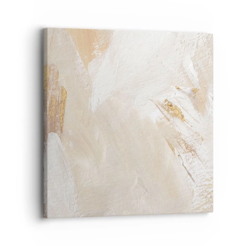 Lærredstryk - Billede på lærred - Pastelkomposition - 30x30 cm