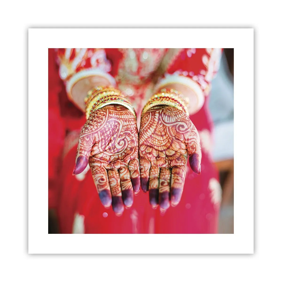 Plakat - Klar til at fange lykken - 40x40 cm