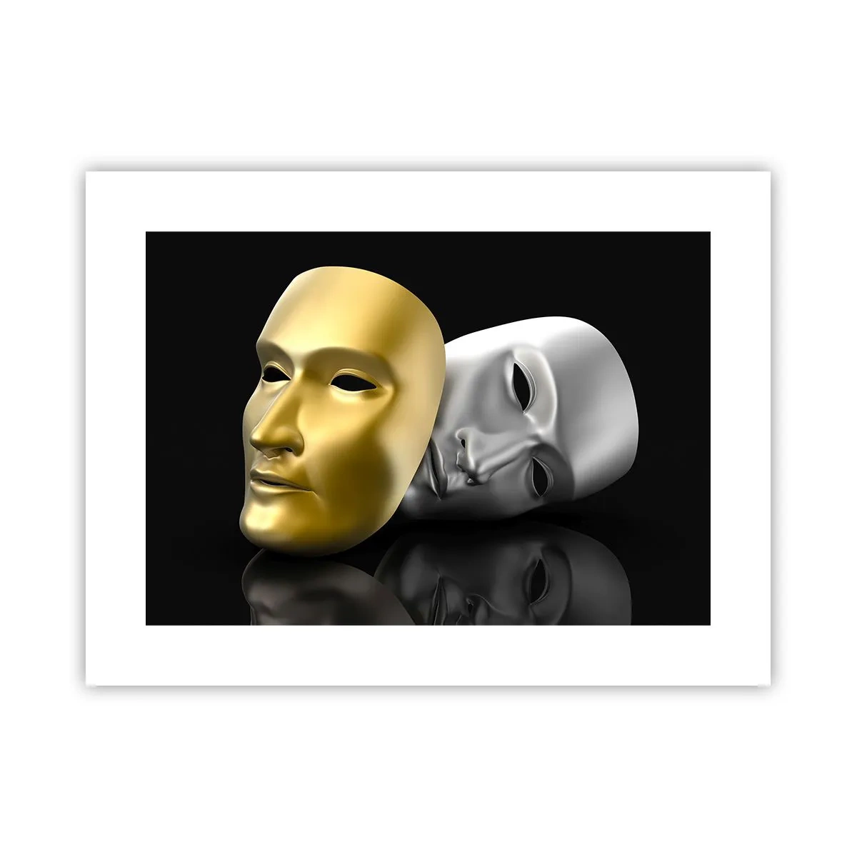 Plakat - Livet er teater - 40x30 cm