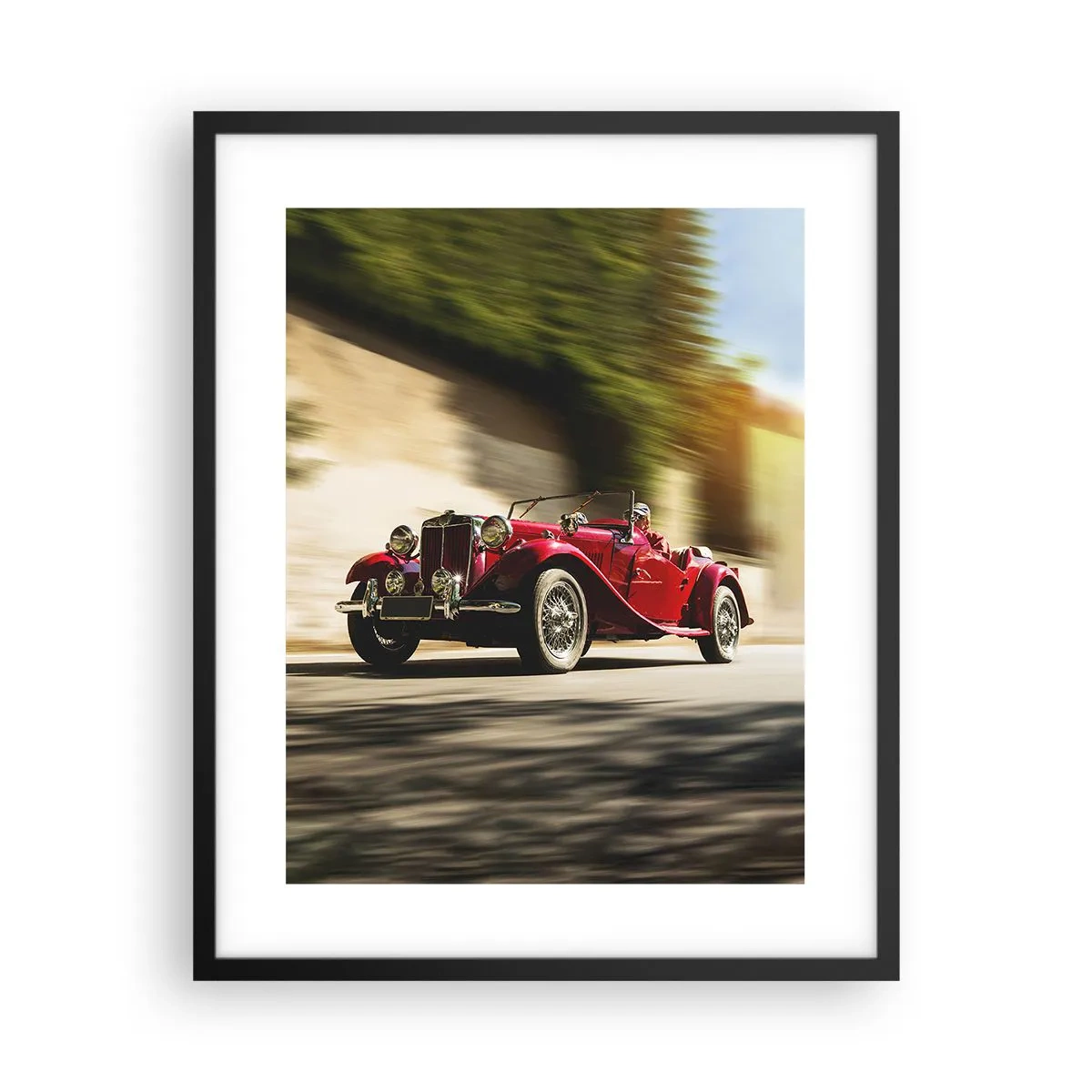Plakat i sort ramme - Smukkere end Nike fra Samothrake - 40x50 cm