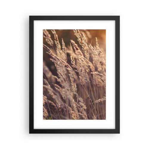 Plakat i sort ramme - Klar til at byde efteråret velkommen - 30x40 cm