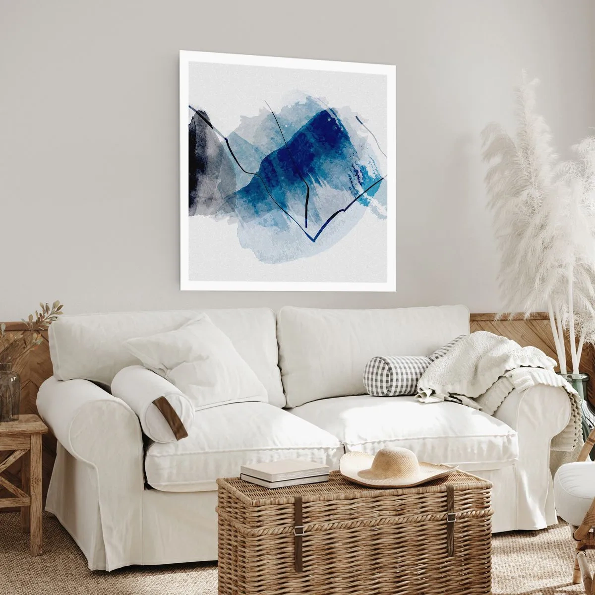 Plakat - Isbjerg - 40x40 cm