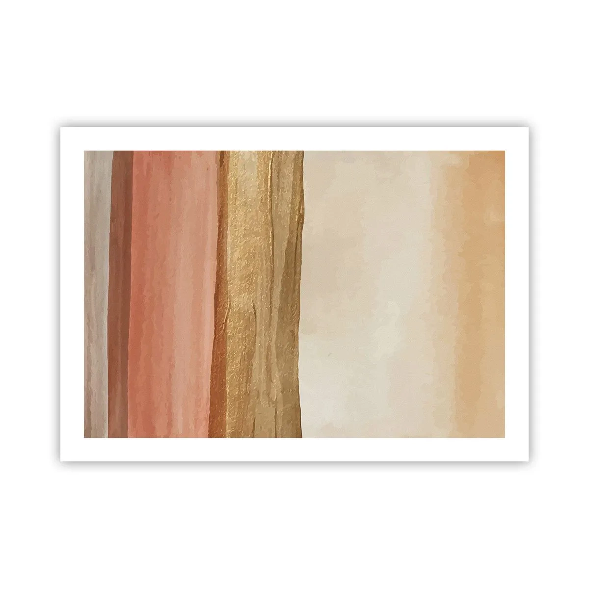 Plakat - Lodret sammensætning - 70x50 cm