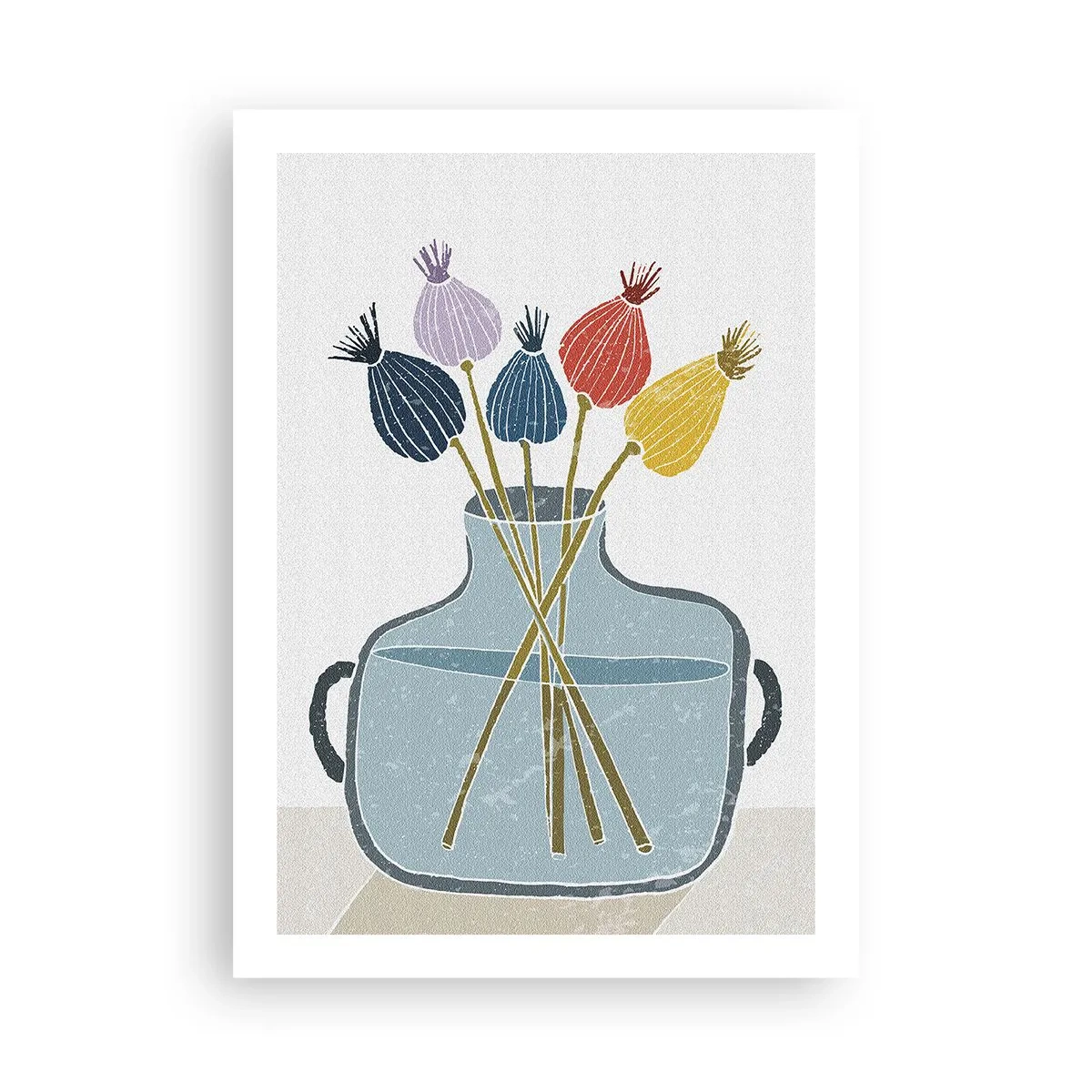 Plakat - Som et valmuefrø - 50x70 cm