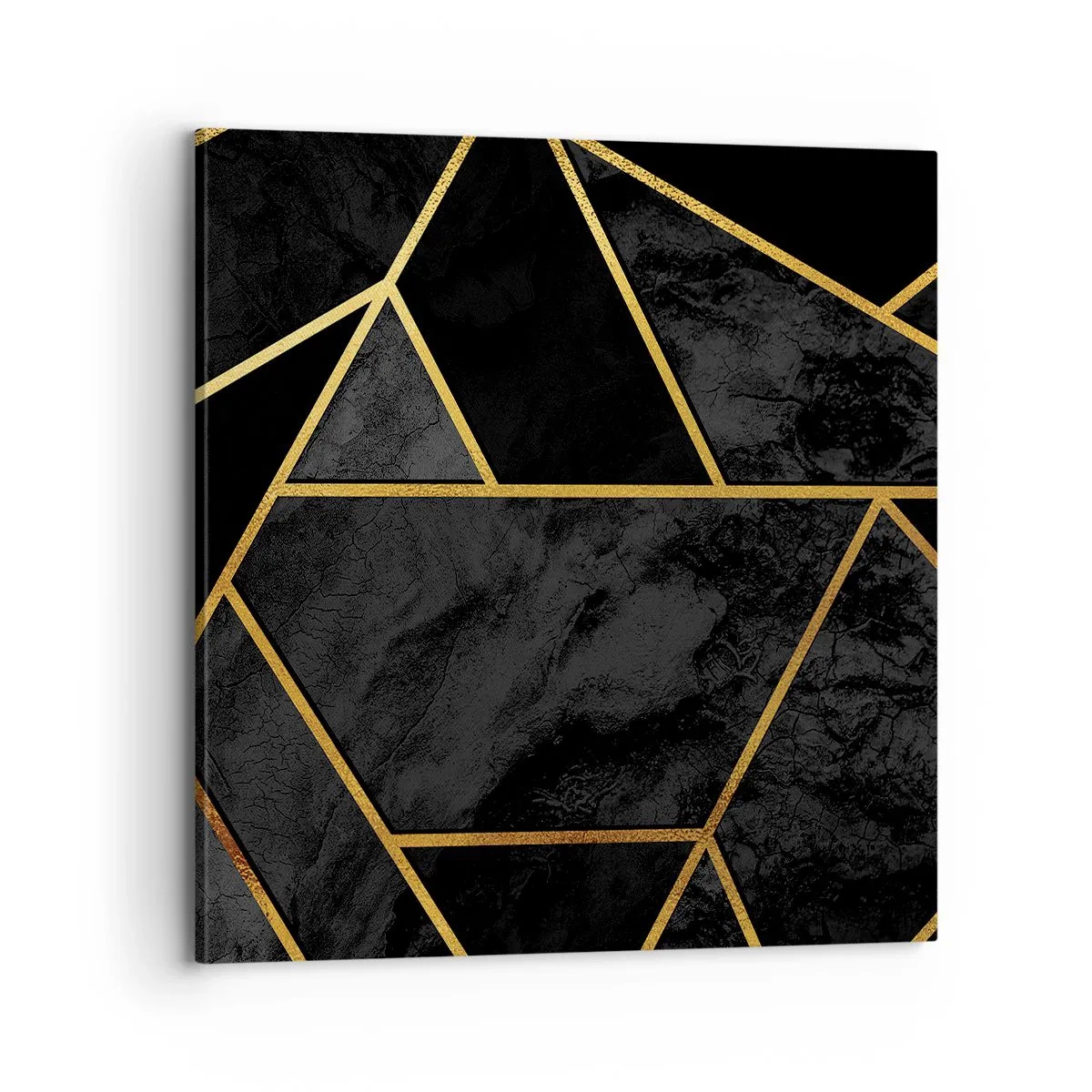 Lærredstryk - Billede på lærred - Mørke og lys - 70x70 cm