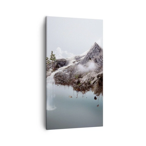 Lærredstryk - Billede på lærred - Set gennem en surrealists øjne - 45x80 cm