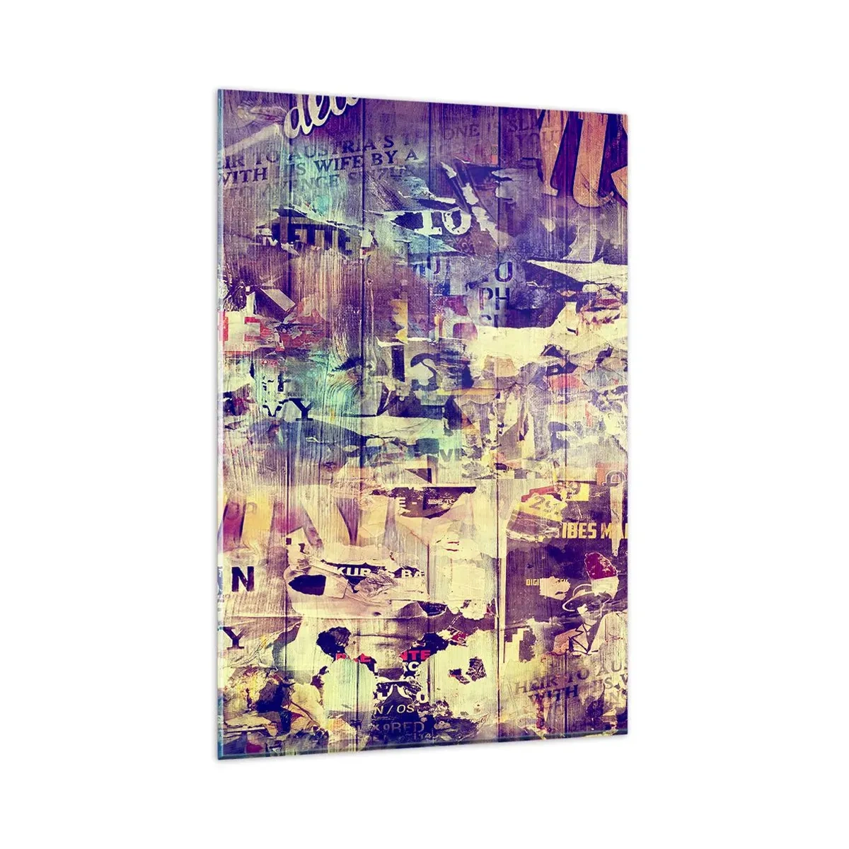 Billede på glas - Og det er alt, hvad der vil være tilbage - 80x120 cm