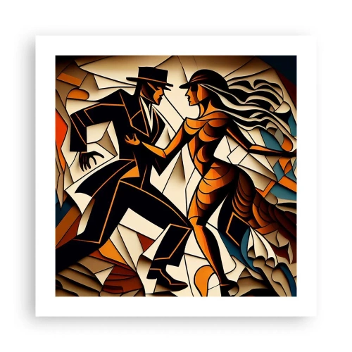 Plakat - Dans af lidenskab og passion - 50x50 cm