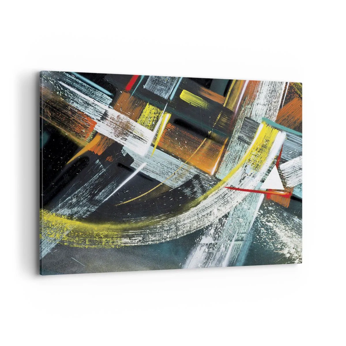 Lærredstryk - Billede på lærred - Bevægelsesenergi - 120x80 cm