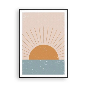 Plakat i sort ramme - Et dagligt mirakel - 70x100 cm