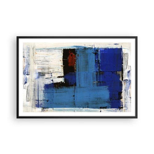 Plakat i sort ramme - Det blås hemmelighed - 91x61 cm