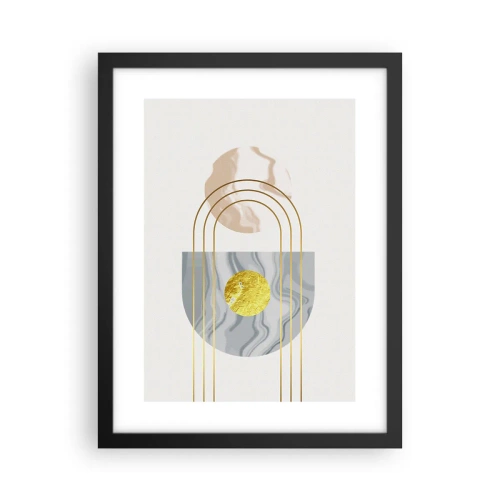 Plakat i sort ramme - Lysstyrke og udstråling - 30x40 cm