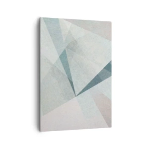 Lærredstryk - Billede på lærred - Rolig og alligevel dynamisk - 50x70 cm
