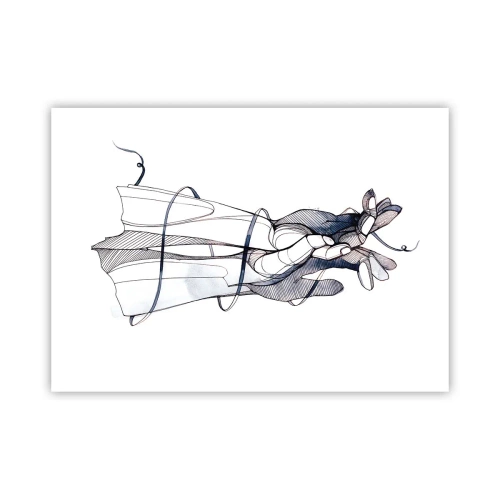 Plakat - En undersøgelse af berøring - 70x50 cm