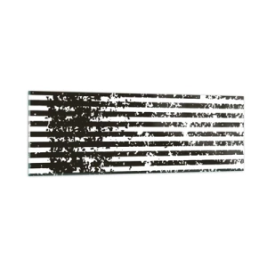 Billede på glas - Rytme og støj - 90x30 cm