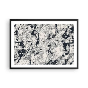 Plakat i sort ramme - Modsætningernes gennemtrængning - 70x50 cm