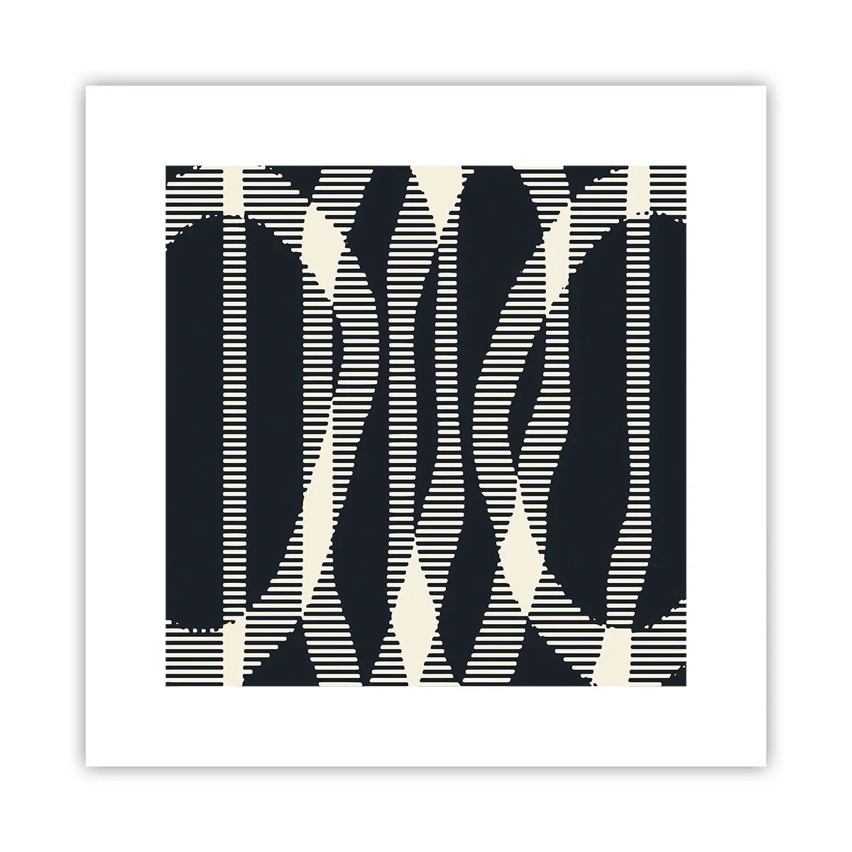 Plakat - Forsøg på at bryde igennem mørket - 30x30 cm