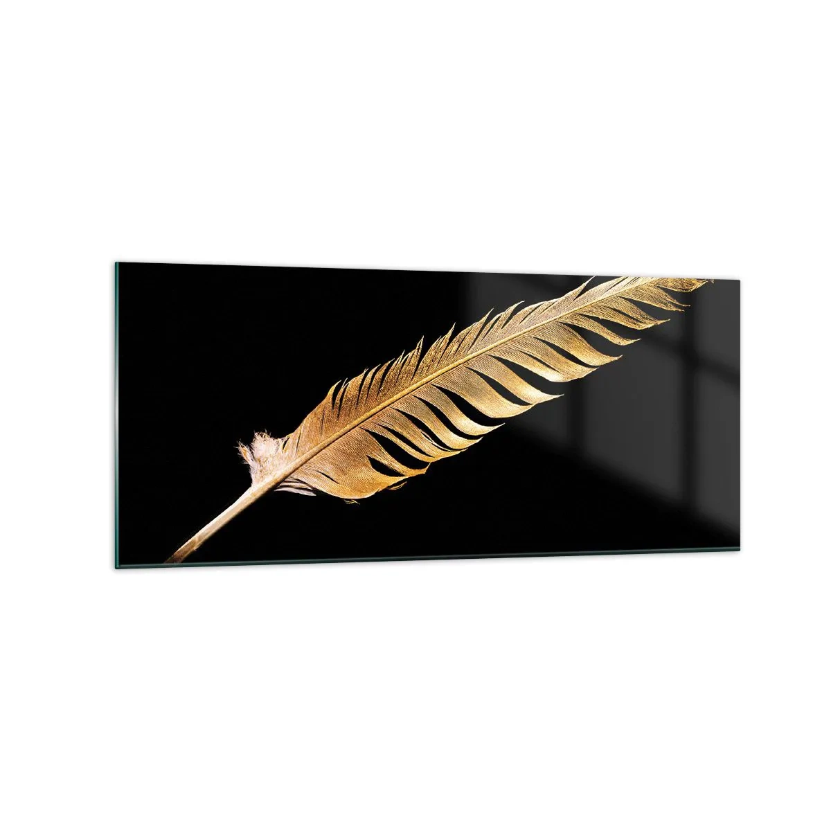 Billede på glas - Det er ikke nogen ringe præstation, at den... - 120x50 cm