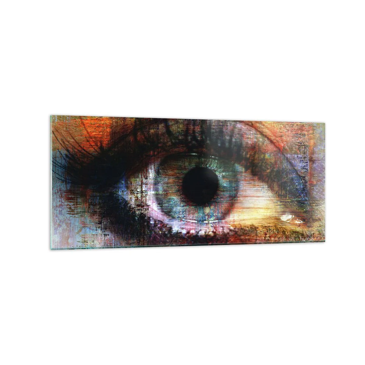 Billede på glas - Du kan se ind i sjælen - 120x50 cm