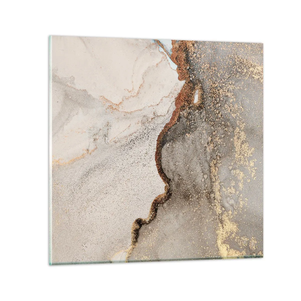 Billede på glas - På farvegrænsen - 40x40 cm