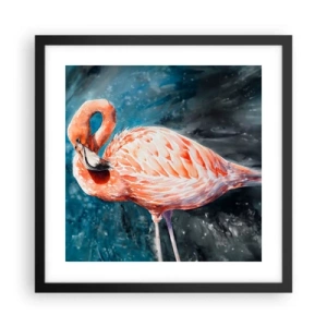 Plakat i sort ramme - Dekorativ af natur - 40x40 cm