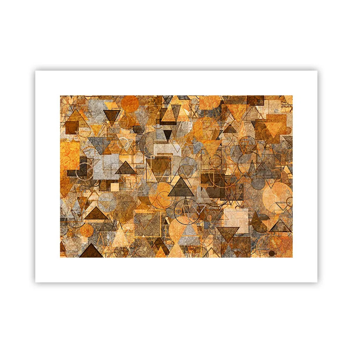 Plakat - Verden i form - 40x30 cm