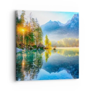 Lærredstryk - Billede på lærred - Majestæt og sødme - 30x30 cm