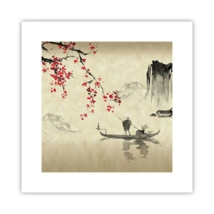 Plakat - I kirsebærblomsternes land - 30x30 cm