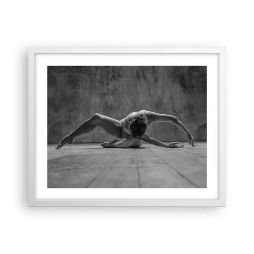 Plakat i hvid ramme - Symmetri fundet - 50x40 cm