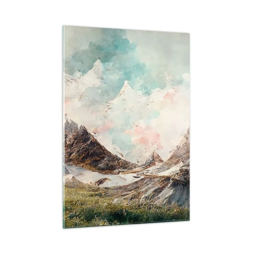 Billede på glas - Stenede knive - 50x70 cm
