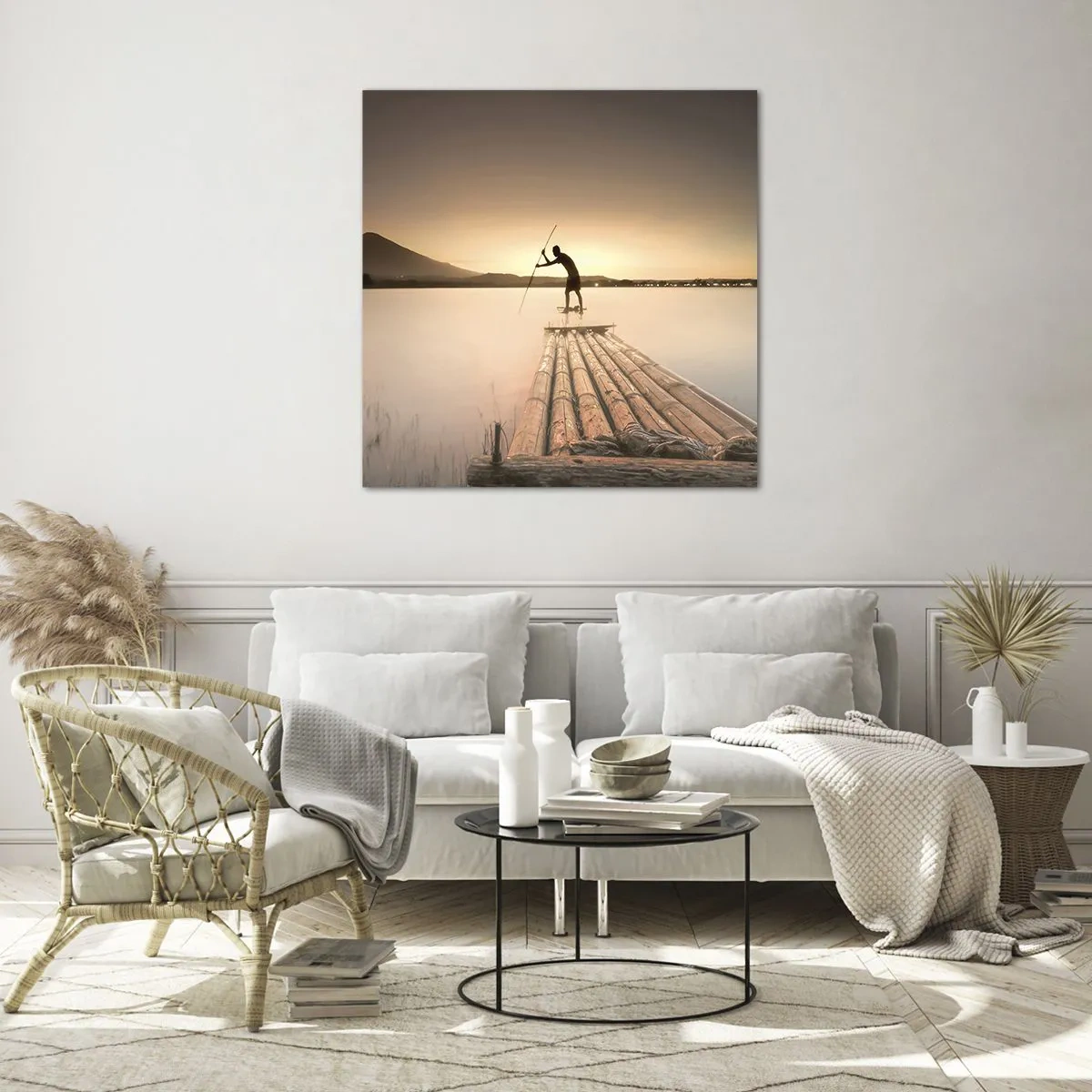 Billede på glas - Før du hviler - 50x50 cm