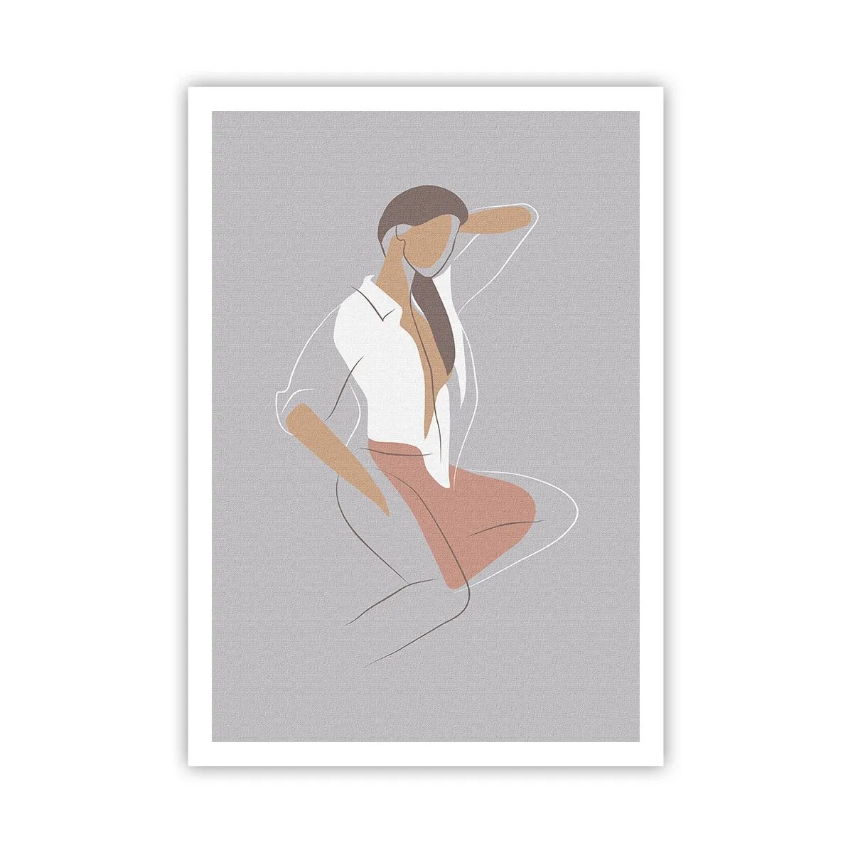 Plakat - Omrids af nåde - 70x100 cm