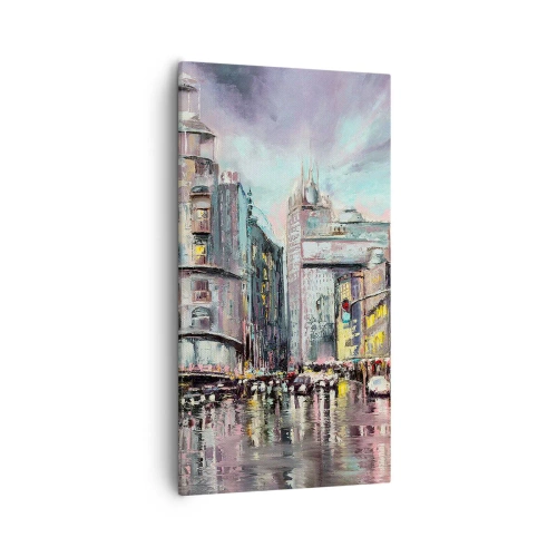 Lærredstryk - Billede på lærred - Det vil blive en vellykket aften - 55x100 cm