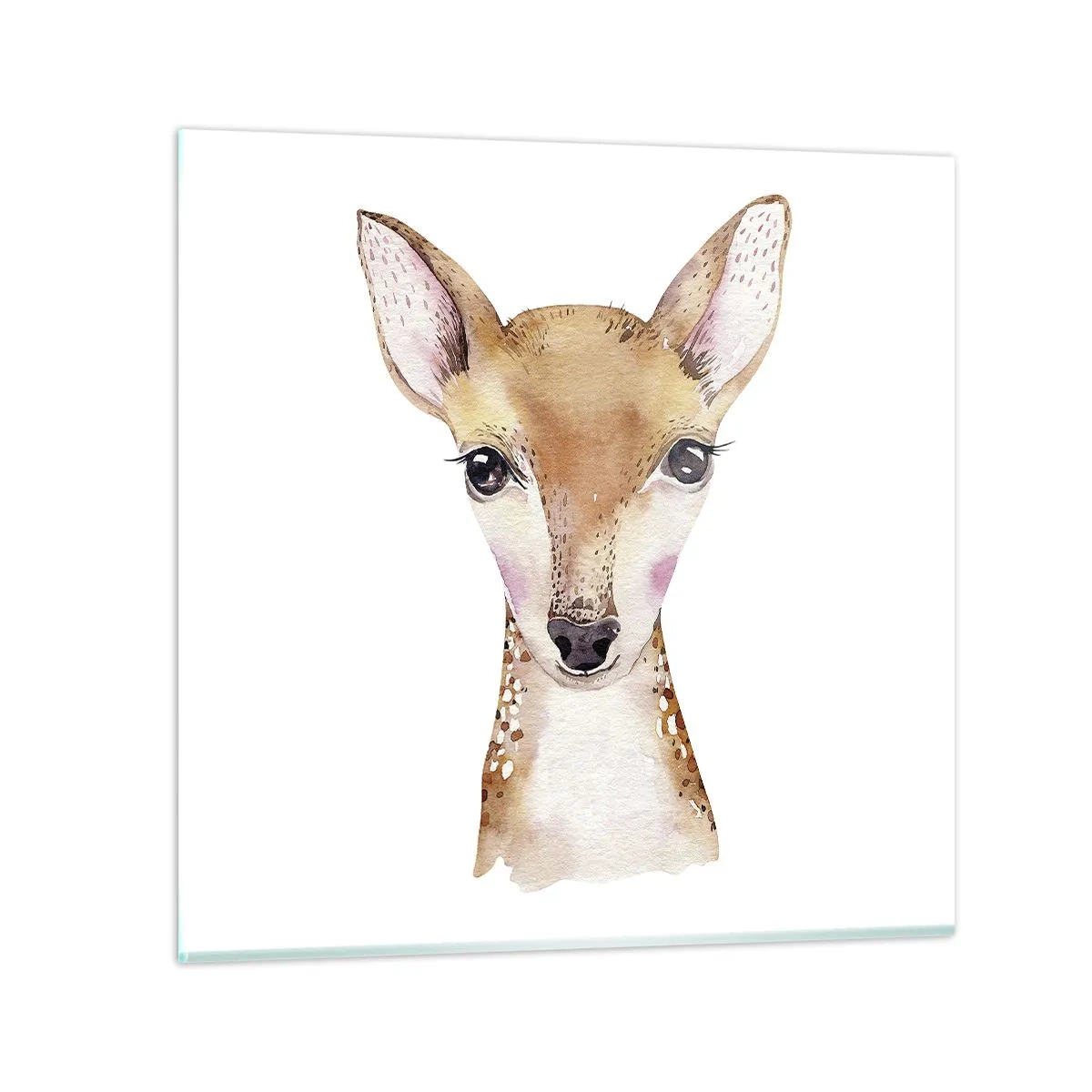 Billede på glas - Uskyldighedens natur - 40x40 cm