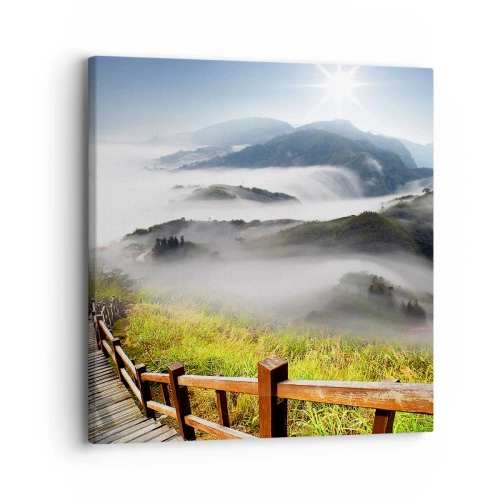 Lærredstryk - Billede på lærred - Vævet mod blænding og tåge - 30x30 cm