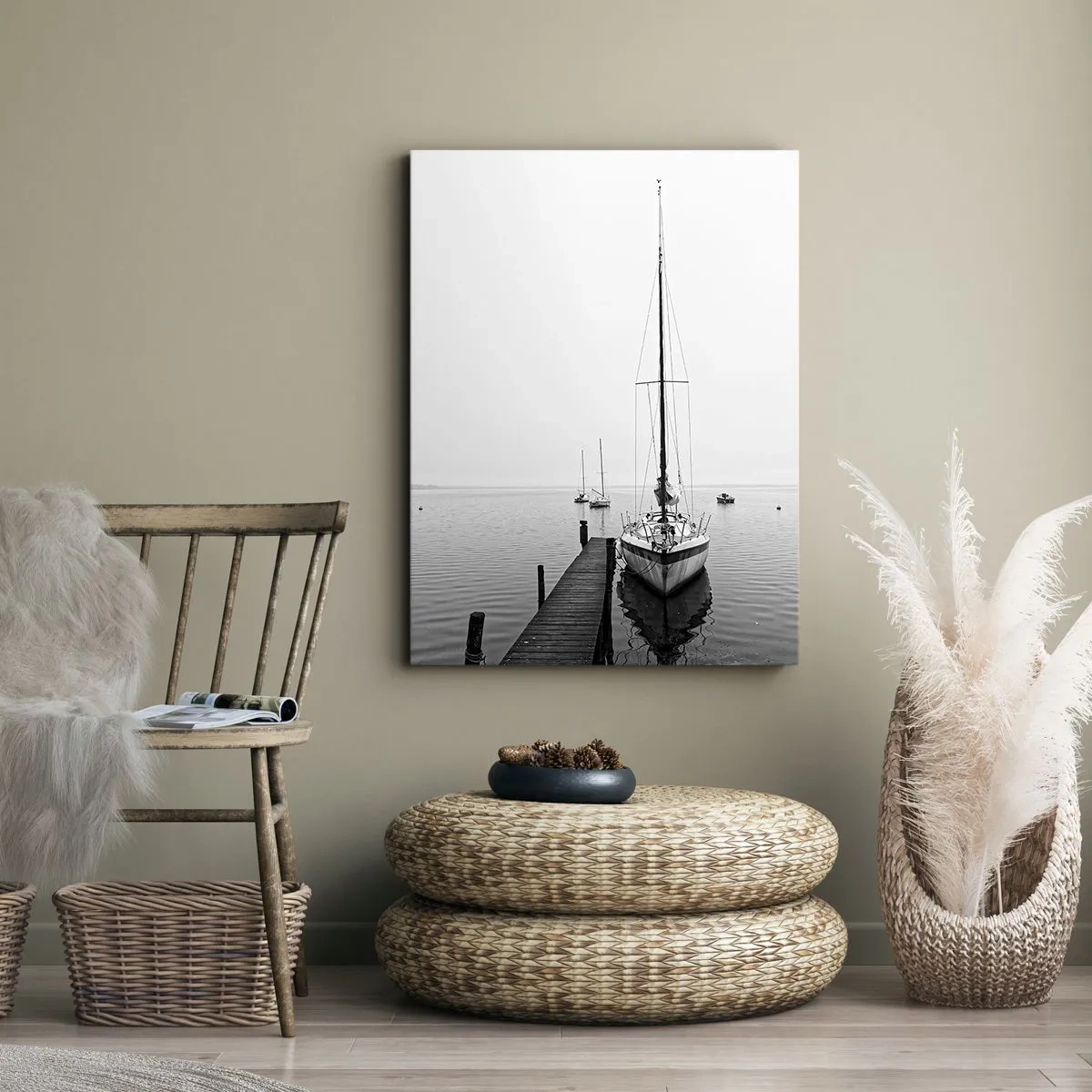 Lærredstryk - Billede på lærred - Klar til afgang - 45x80 cm