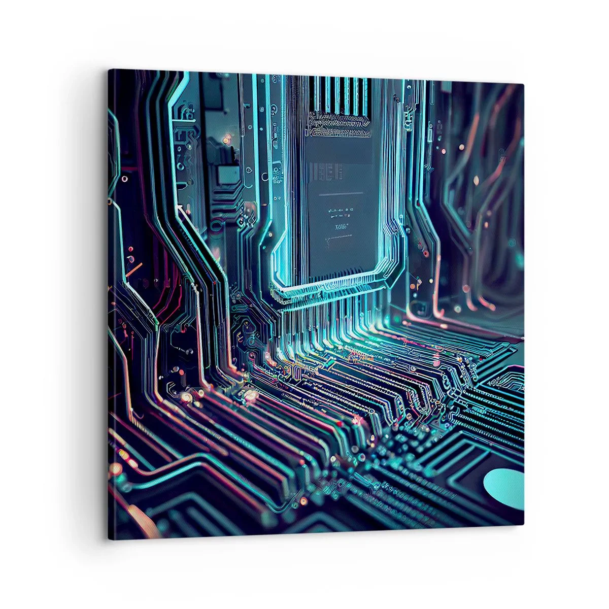 Lærredstryk - Billede på lærred - Jeg tror... - 60x60 cm