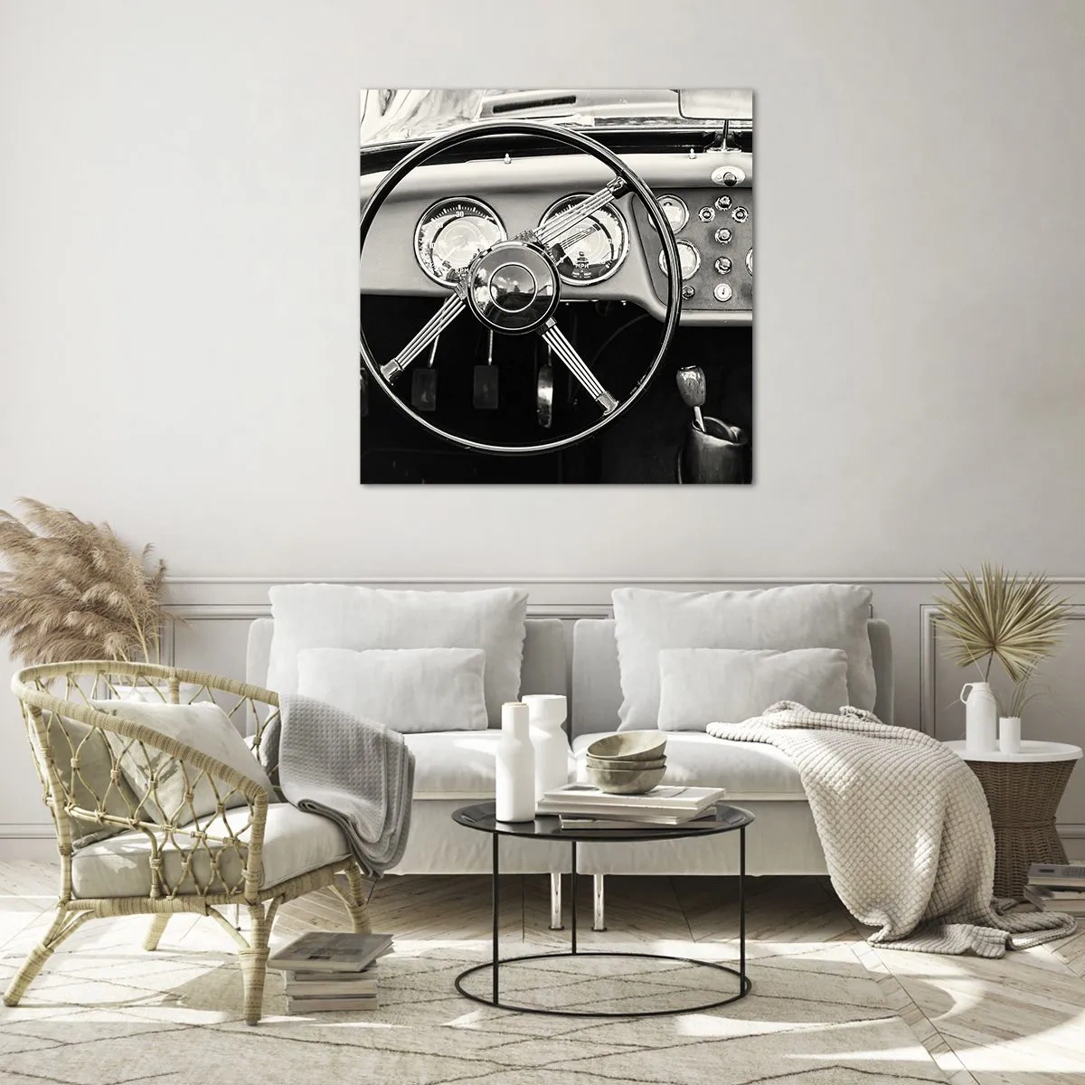 Billede på glas - En drøm for samlere - 50x50 cm