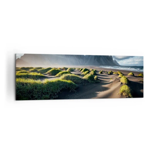 Lærredstryk - Billede på lærred - Harmoni mellem elementerne - 160x50 cm