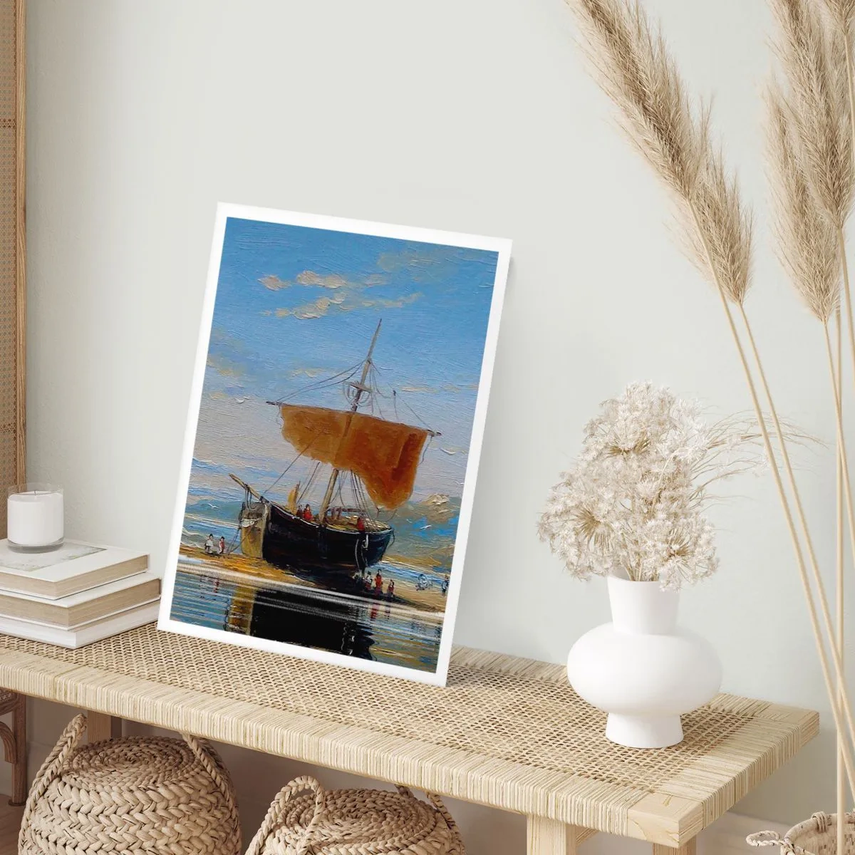 Plakat - Vand, jord, luft - 50x70 cm