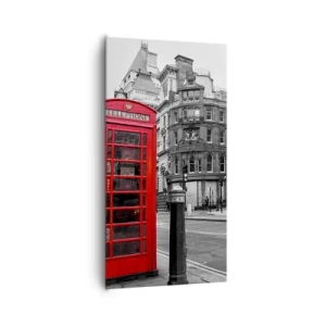 Lærredstryk - Billede på lærred - Den rødeste i Europa - 65x120 cm