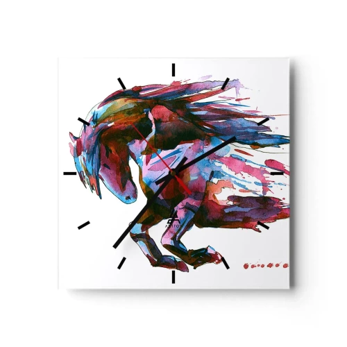 Vægur, Uret - I henrykkelse - 40x40 cm