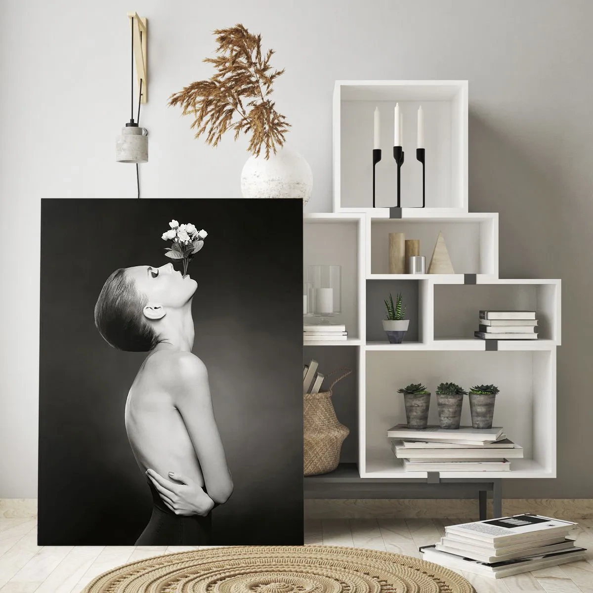 Billede på glas - Excentrisk elegance - 50x70 cm
